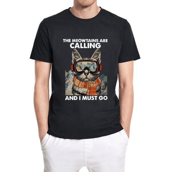 men's t-shirts skiing ski skier cat lovers the meowtains are calling and i must go vintage shirt short sleeve funny cotton t-shirt, White;black
men's t-shirts skiing ski skier cat lovers the meowtains are calling and i must go vintage shirt short sleeve funny cotton t-shirt, White;black