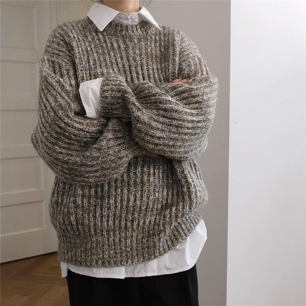 winter woman fashion woolen sweater female all-match outerwear lady casual round neck pullover girl women's sweaters, White;black
winter woman fashion woolen sweater female all-match outerwear lady casual round neck pullover girl women's sweaters, White;black