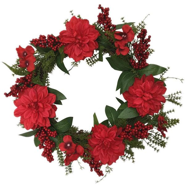 decorative flowers & wreaths silk dahlia berries wreath european lintel flower ornaments wedding wall mural decoration
decorative flowers & wreaths silk dahlia berries wreath european lintel flower ornaments wedding wall mural decoration