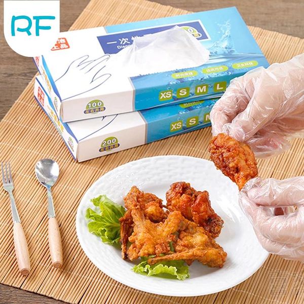 100/200pcs disposable plastic clear gloves eco-friendly for kitchen cooking industrial restaurant cleaning
100/200pcs disposable plastic clear gloves eco-friendly for kitchen cooking industrial restaurant cleaning