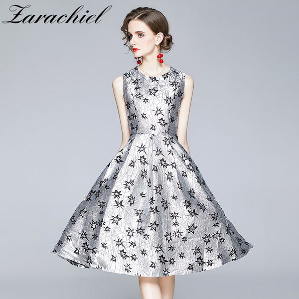 summer fashion runway jacquard women's sleeveless o neck elegant star embroidery weave ball gown tank dresses 210416, Black;gray
summer fashion runway jacquard women's sleeveless o neck elegant star embroidery weave ball gown tank dresses 210416, Black;gray
