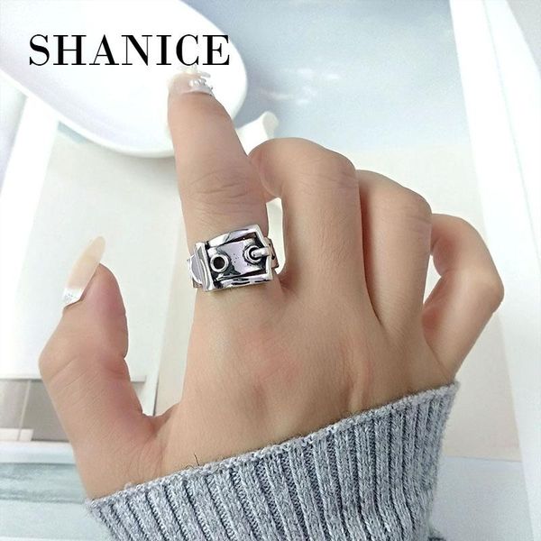 cluster rings shanice ins 925 sterling silver open ring vintage belt buckle chain thai retro jewelry for women, Golden;silver
cluster rings shanice ins 925 sterling silver open ring vintage belt buckle chain thai retro jewelry for women, Golden;silver