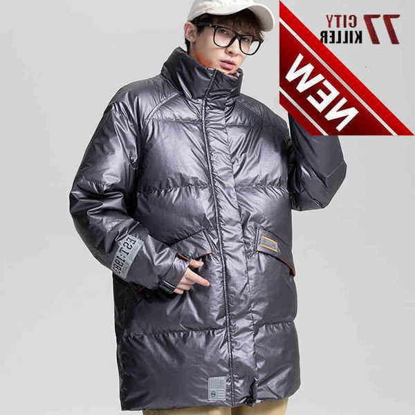 winter highlight long white duck down jackets men fashion thicken warm zipper puffer jacket male casual loose coats, Black
winter highlight long white duck down jackets men fashion thicken warm zipper puffer jacket male casual loose coats, Black