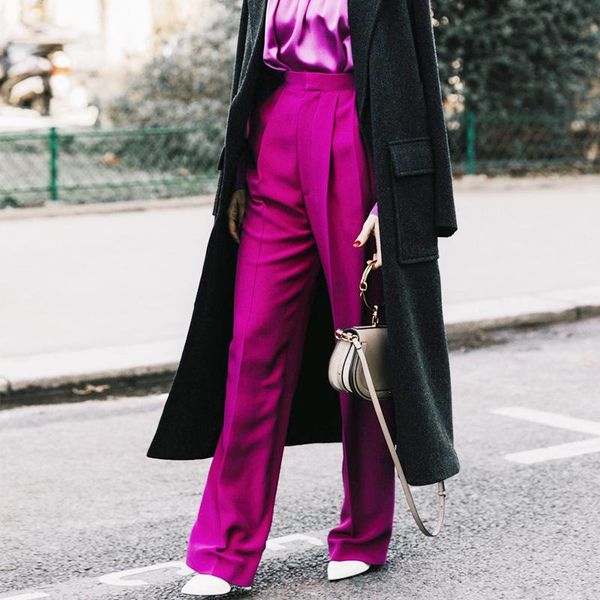 women's pants & capris 2021 spring chic fashion high waist solid color casual wide-leg women all-match long, Black;white
women's pants & capris 2021 spring chic fashion high waist solid color casual wide-leg women all-match long, Black;white