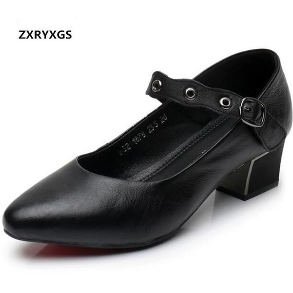 dress shoes zxryxgs brand autumn genuine leather women elegant fashion comfortable mother high heeled, Black
dress shoes zxryxgs brand autumn genuine leather women elegant fashion comfortable mother high heeled, Black
