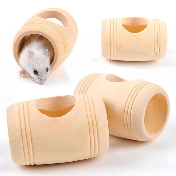 small animal supplies 2021 1pc barrel shaped hamster house wooden toy for mouse bed cage pet
small animal supplies 2021 1pc barrel shaped hamster house wooden toy for mouse bed cage pet