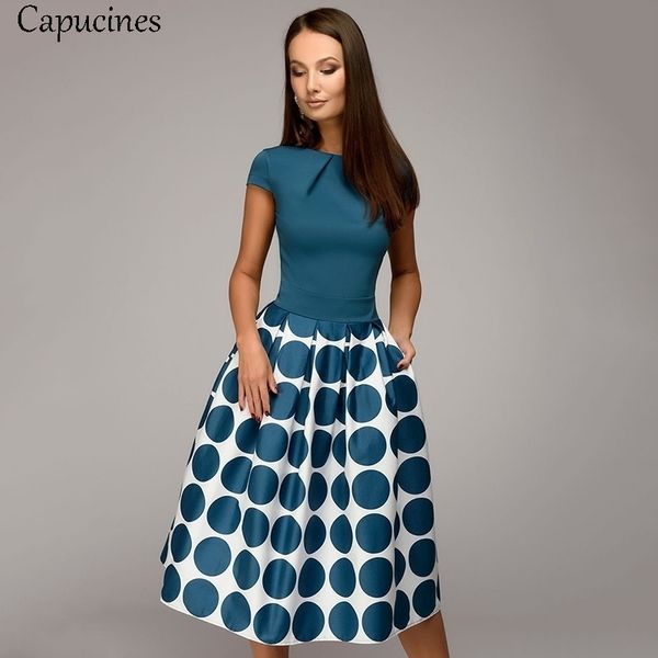 vintage dot printing patchwork a-line dresses women summer short sleeves round neck casual dress female vestidos 210322, Black;gray
vintage dot printing patchwork a-line dresses women summer short sleeves round neck casual dress female vestidos 210322, Black;gray