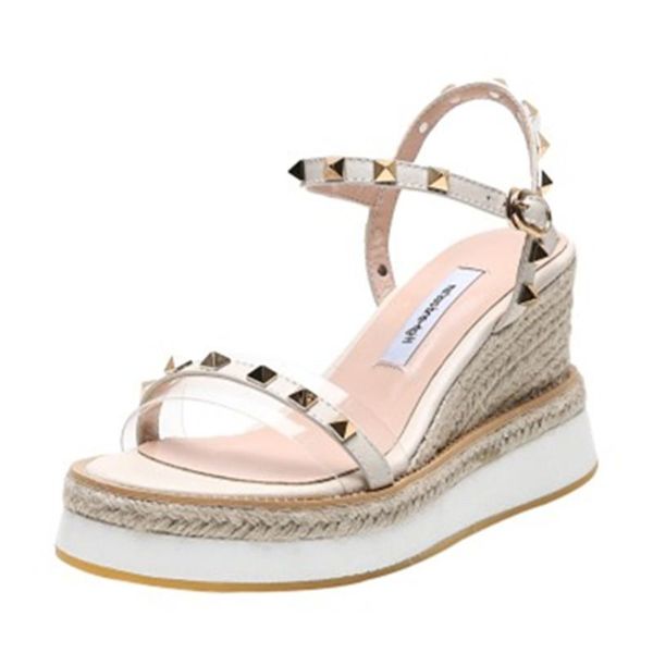 sandals fanyuan 2021 qualoty summer women wedge high heels open toe metal decoration shoes elegant sweet slip on woma, Black
sandals fanyuan 2021 qualoty summer women wedge high heels open toe metal decoration shoes elegant sweet slip on woma, Black