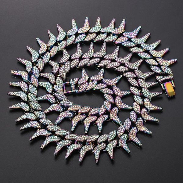 chokers hip-hop charm cubic zirconia shine thorns necklace for man choker quench cuban link fashion jewelry rock rapper, Golden;silver
chokers hip-hop charm cubic zirconia shine thorns necklace for man choker quench cuban link fashion jewelry rock rapper, Golden;silver