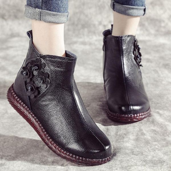 boots fashion women 2021 recommend genuine leather comfortable anti-odor ethnic style platform soft sole shoes, Black
boots fashion women 2021 recommend genuine leather comfortable anti-odor ethnic style platform soft sole shoes, Black