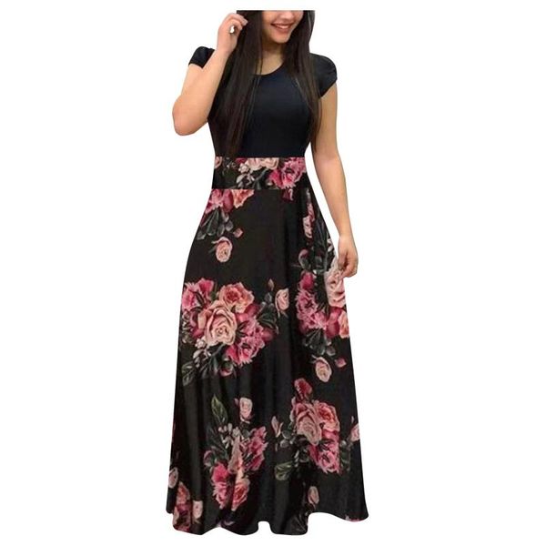 ethnic clothing plus size casual floral print dresses women color matching dress vintage elegant short sleeve maxi robe femme, Red
ethnic clothing plus size casual floral print dresses women color matching dress vintage elegant short sleeve maxi robe femme, Red