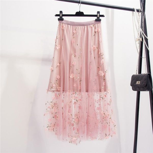 skirts 609 long skirt girl super fairy three-dimensional embroidery flower white gauze tall waist female 2021 splicing, Black
skirts 609 long skirt girl super fairy three-dimensional embroidery flower white gauze tall waist female 2021 splicing, Black