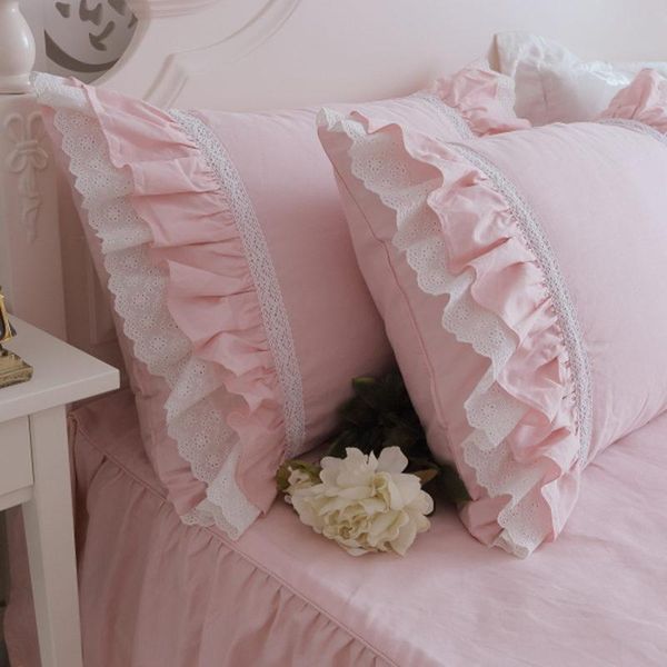 2pcs pink embroidered pillow case european princess pillowcase bedding ruffle sham luxury cover without filler
2pcs pink embroidered pillow case european princess pillowcase bedding ruffle sham luxury cover without filler