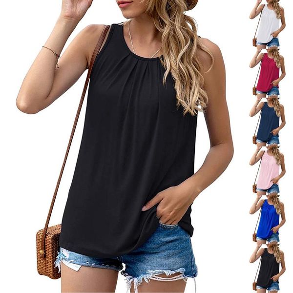 women's t-shirt 2021 summer casual fashion loose solid color stitching vest sleeveless pullover, White
women's t-shirt 2021 summer casual fashion loose solid color stitching vest sleeveless pullover, White