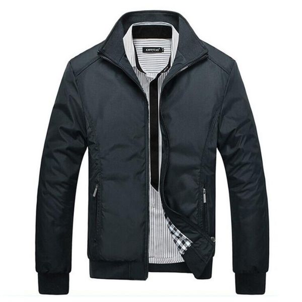 men's jackets jacket spring autumn fashion rib sleeve overcoat nice stand collar slim casual style 2 colors 7444, Black;brown
men's jackets jacket spring autumn fashion rib sleeve overcoat nice stand collar slim casual style 2 colors 7444, Black;brown