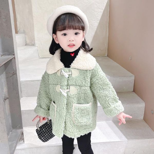 jackets girls fur coat outerwear thick warm girl cotton padded children's winter clothing, Blue;gray
jackets girls fur coat outerwear thick warm girl cotton padded children's winter clothing, Blue;gray