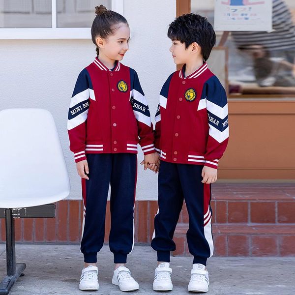 clothing sets kid school uniform baseball jacket coat jogger track pants for girls boys student outfit clothes set, White
clothing sets kid school uniform baseball jacket coat jogger track pants for girls boys student outfit clothes set, White