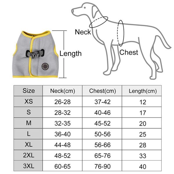 dog collars & leashes adjustable pet costume for small medium large dogs cooling vest summer harness collar
dog collars & leashes adjustable pet costume for small medium large dogs cooling vest summer harness collar
