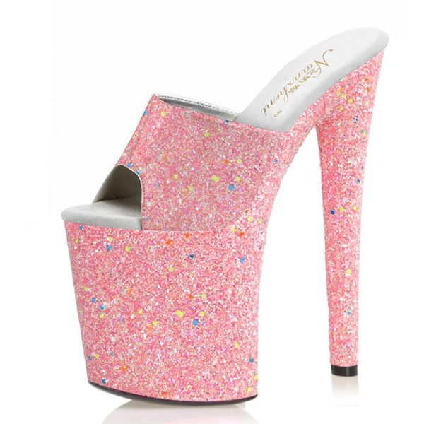 sandals mclubgirl 20cm pink luminous fish mouth slippers pole dance high heels nightclub model catwalk platform female lyp, Black
sandals mclubgirl 20cm pink luminous fish mouth slippers pole dance high heels nightclub model catwalk platform female lyp, Black