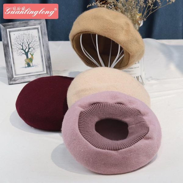 berets 2021 autumn and winter female fashion solid color wild painter hat wool british design mouth, Blue;gray
berets 2021 autumn and winter female fashion solid color wild painter hat wool british design mouth, Blue;gray