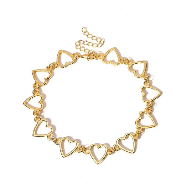 chokers geometric creative simple heart-shaped hollow chain personality link clavicle, Golden;silver
chokers geometric creative simple heart-shaped hollow chain personality link clavicle, Golden;silver