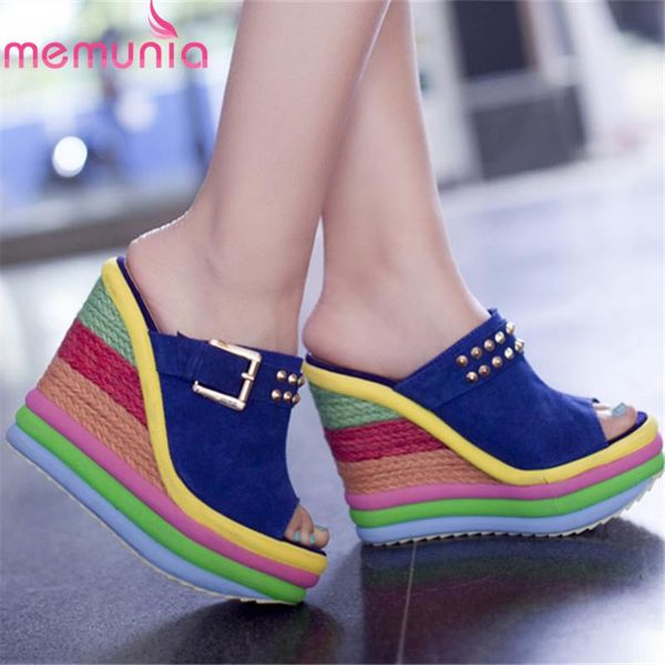 dress shoes memunia 2021 women sandals peep toe buckle rivet summer wedges platform woman party prom female, Black
dress shoes memunia 2021 women sandals peep toe buckle rivet summer wedges platform woman party prom female, Black