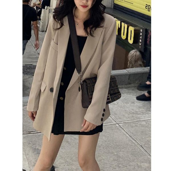 jacket ladies 2021 autumn loose-fitting casual suit women blazer women's suits & blazers, White;black
jacket ladies 2021 autumn loose-fitting casual suit women blazer women's suits & blazers, White;black