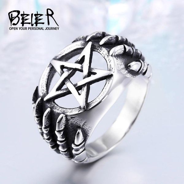 cluster rings beier stainless steel gothic five star claw biker ring man exclusive sale item wholesale br8-271 us size, Golden;silver
cluster rings beier stainless steel gothic five star claw biker ring man exclusive sale item wholesale br8-271 us size, Golden;silver
