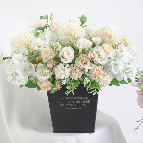 simulation colorful hydrangea rose for home decoration plastic fake flowers bouquet party wedding table decor decorative & wrea
simulation colorful hydrangea rose for home decoration plastic fake flowers bouquet party wedding table decor decorative & wrea