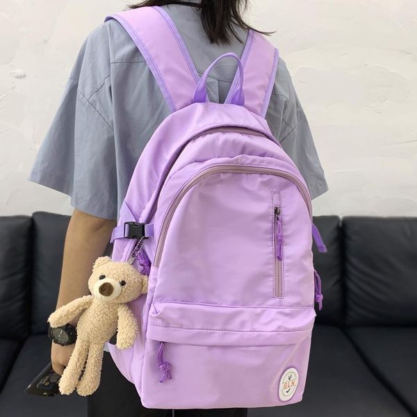 solid color women backpack female waterproof nylon student schoolbag large capacity travel bag vertical zipper mochilas
solid color women backpack female waterproof nylon student schoolbag large capacity travel bag vertical zipper mochilas