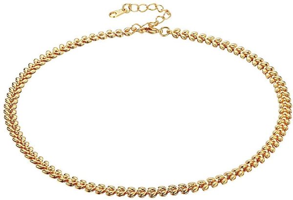 chokers chainspro 18k gold wheat ear leaf necklace chain necklace, specially designed for female girls, customizable cp473, Golden;silver
chokers chainspro 18k gold wheat ear leaf necklace chain necklace, specially designed for female girls, customizable cp473, Golden;silver