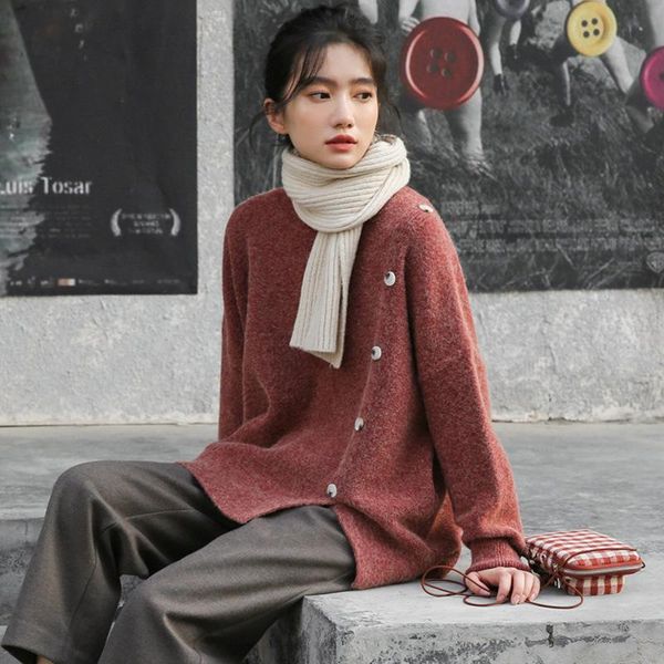 women's sweaters 2021 fashion knitted crew neck pullover sweater women spring leisure loose long sleeve basis button split, White;black
women's sweaters 2021 fashion knitted crew neck pullover sweater women spring leisure loose long sleeve basis button split, White;black