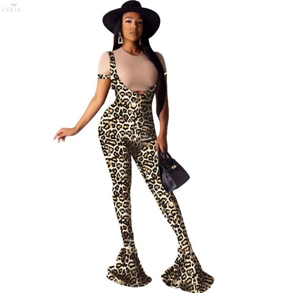 two piece dress women set o-neck short sleeve crop pants suspenders suit leopard print night clubwear outfits, White
two piece dress women set o-neck short sleeve crop pants suspenders suit leopard print night clubwear outfits, White