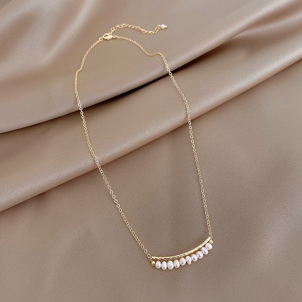 xianlan418 natural pearl smile necklace female ins cold atmosphere quality clavicle necklace personality joker web celebrity neck, Silver
xianlan418 natural pearl smile necklace female ins cold atmosphere quality clavicle necklace personality joker web celebrity neck, Silver