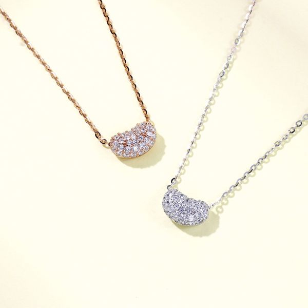 2021 s925 diamond bean sterling silver necklace jewelry luxury pendant net red fashion small clavicle chain female
2021 s925 diamond bean sterling silver necklace jewelry luxury pendant net red fashion small clavicle chain female