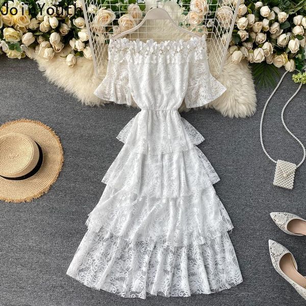 casual dresses joinyouth women dress chic sweet korean clothes lace slash neck cascading ruffles vestidos hook flower hollow out, Black;gray
casual dresses joinyouth women dress chic sweet korean clothes lace slash neck cascading ruffles vestidos hook flower hollow out, Black;gray
