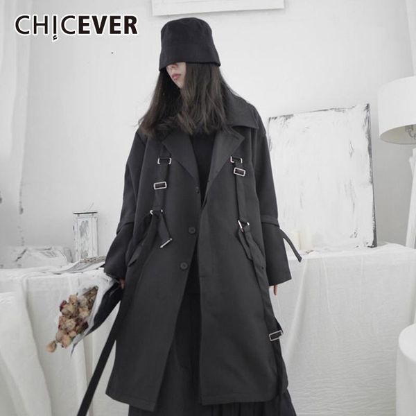 women's trench coats chicever black windbreaker for women lapel long sleeve high waist patchwork lace up plus size female 2021 autumn c, Tan;black
women's trench coats chicever black windbreaker for women lapel long sleeve high waist patchwork lace up plus size female 2021 autumn c, Tan;black