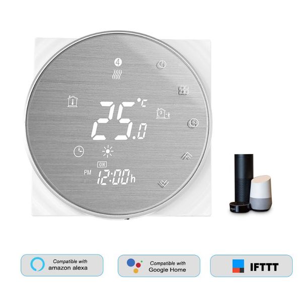smart home control wifi thermostat electric heating temperature controller lcd touch button voice work with amazon google ifttt
smart home control wifi thermostat electric heating temperature controller lcd touch button voice work with amazon google ifttt