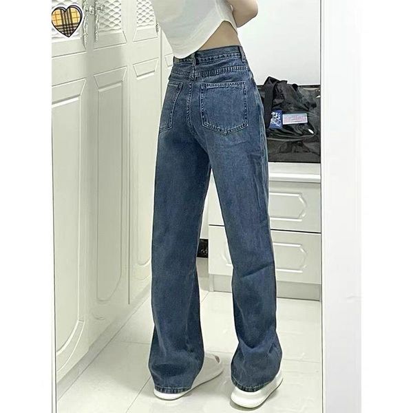 women's jeans vintage for women straight loose denim trousers comfortable casual ladies all-match street-wear mom, Blue
women's jeans vintage for women straight loose denim trousers comfortable casual ladies all-match street-wear mom, Blue