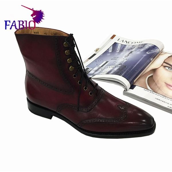 cowhide shoes for men are imported from france italian sole men's boots dress, Black
cowhide shoes for men are imported from france italian sole men's boots dress, Black