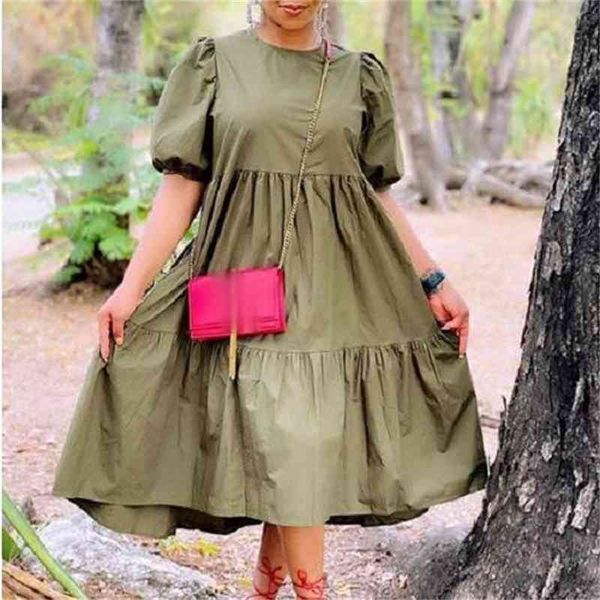 two piece dress women loose o neck short lantern sleeves large size ladies female plus african fashion summer casual holiday vesti, White
two piece dress women loose o neck short lantern sleeves large size ladies female plus african fashion summer casual holiday vesti, White