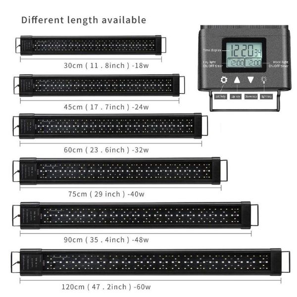 aquariums lighting aquarium led bar light waterproof fish tank 30/45cm underwater lamp decor 220v eu us uk au power
aquariums lighting aquarium led bar light waterproof fish tank 30/45cm underwater lamp decor 220v eu us uk au power