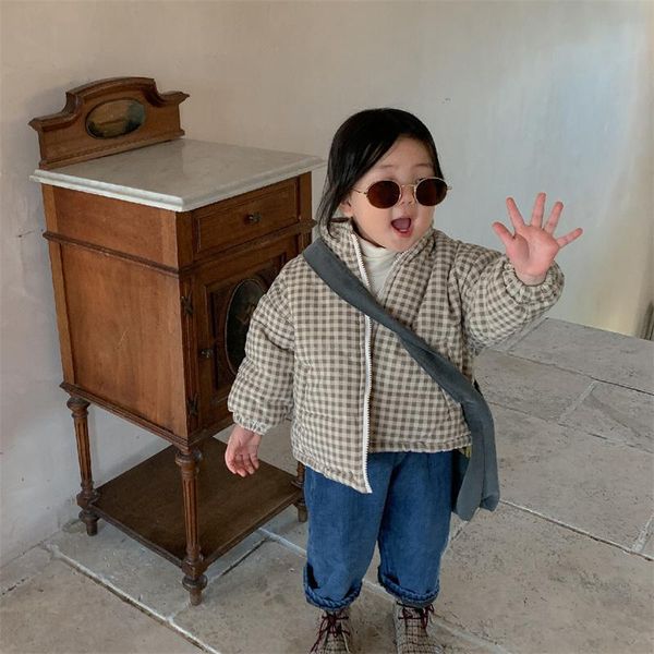 jackets girls coat jacket thicken plus velvet 2021 beige winter autumn cotton outerwear children's clothes, Blue;gray
jackets girls coat jacket thicken plus velvet 2021 beige winter autumn cotton outerwear children's clothes, Blue;gray