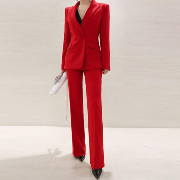 women pant suits double breasted blazer high waist trouser suit two pieces sets female outfits 2021 fashion women's piece pants, White
women pant suits double breasted blazer high waist trouser suit two pieces sets female outfits 2021 fashion women's piece pants, White