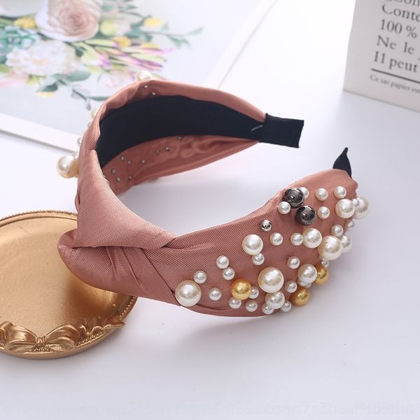 ARhe fashion pearl korean pearl hairstyle women's temperament versatile cloth hair bundle wide edge headbands knot headband, Silver
ARhe fashion pearl korean pearl hairstyle women's temperament versatile cloth hair bundle wide edge headbands knot headband, Silver
