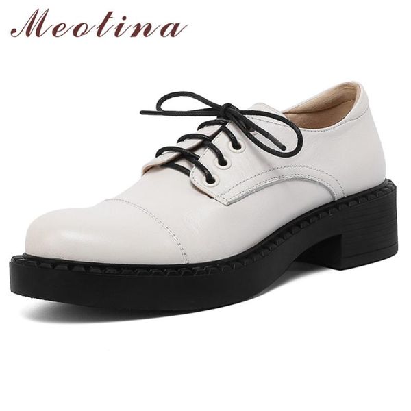 meotina shoes women genuine leather platform mid heel pumps round toe cross tied chunky heels female footwear beige 34-40 dress, Black
meotina shoes women genuine leather platform mid heel pumps round toe cross tied chunky heels female footwear beige 34-40 dress, Black