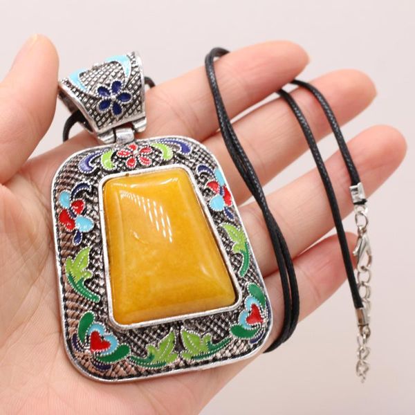 natural stone pendant necklace jewelry trapezoid lapis lazuli crystal ladies alloy gift necklaces, Silver
natural stone pendant necklace jewelry trapezoid lapis lazuli crystal ladies alloy gift necklaces, Silver