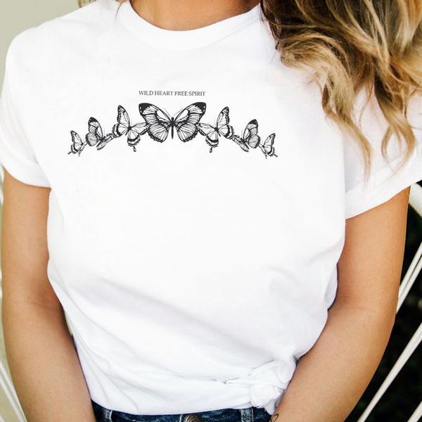 butterfly printed t-shirt cool casual tumblr grunge tee graphic street style wear girl women fashion funny shirt women's, White
butterfly printed t-shirt cool casual tumblr grunge tee graphic street style wear girl women fashion funny shirt women's, White