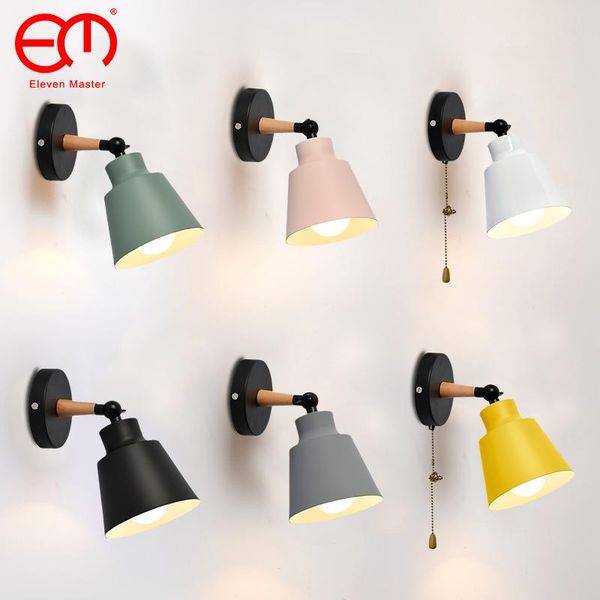 wall lamps modern with chain switch bedside light sconce nordic for bedroom steering head e27 cob bulb 90-260v
wall lamps modern with chain switch bedside light sconce nordic for bedroom steering head e27 cob bulb 90-260v