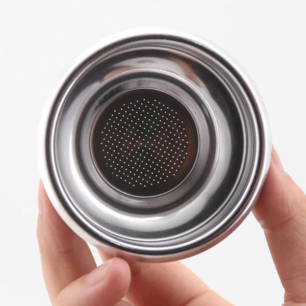 58mm coffee machine anti corrosion universal filter basket bottomless handle stainless steel replacement parts cafe bar milk tea bowls
58mm coffee machine anti corrosion universal filter basket bottomless handle stainless steel replacement parts cafe bar milk tea bowls